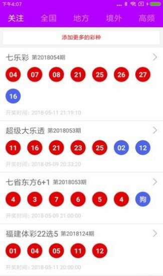 2013夠力七星彩獎表